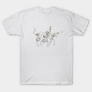 Skeletons Medieval Band T-Shirt